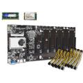Motherboard 8 Gpu Bitcoin Crypto Ethereum Mining Set with 4gb Ddr3