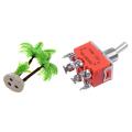 Dpdt On/on 2 Positions 6 Screw Terminal Toggle Switch Ac 250v 15a