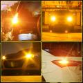 2x 7440 Super Bright Bulb Amber for Reverse Tail Turn Signal Light