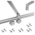 2 Pcs Aluminum Alloy Pivot Joint for Aluminum Extrusion 2020 Series