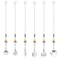 Crystal Suncatcher Hanging Prism Butterfly Ornament for Plants