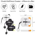 Golf Stroke Counter Strokes & Putts Golf Score Shot Counter Clicker
