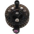 Plastic Ice Fishing Reels Fly Fishing Tackle Round Wheel