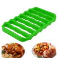 Non Stick Cooling Rack for Meat Easy-clean Silicone Baking Rack Green