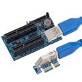 Pci-e Extender Pci E 1x to 1x Riser Usb 3.0 Cable for Motherboard