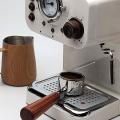 58mm Stainless Steel Binaural Coffee Machine Handle Bottomless A