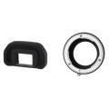 Black Rubber Wrapped Plastic Eyecup Eyepiece Eb for Canon Eos 60da