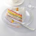 Silver Disposable Plates Party Home Supplie Plastic Party 7.5inch