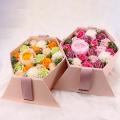 Artificial Flowers Flower Paper Box Soap Flower Packing Set Yellow