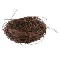 Handmade Vine Twig Bird Nest Home Nature Craft for Photo Garden Decor