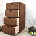 Wooden Box Storage Drawer Jewelry Cosmetics Organizer A