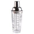 400ml Glass with Scale Hand Shaker Shaker Cup Bartender Tool