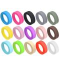 30 Pcs 2.6 Inch Protective Cup Mat Silicone Sleeve, 15 Colors