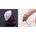Household Sewing Diy Tools Thimble Finger Protector(big Purple)