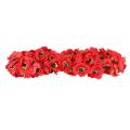 High Quality Silk Poppies Camellia 5cm 180pcs/lot(red)