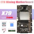 X79 H61 Mining Motherboard+e5 2630 Cpu+recc 4g Ddr3 Ram+sata Cable