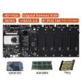 Mining Motherboard with 8gb Ddr3 128gb Msata Ssd 12x8pin Power Cable