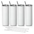 Sublimation Tumblers 20 Oz,stainless Steel,with Lid and Straw,4 Pack