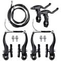 Complete Mtb Bicycle Mountain Bike Set,v Brake + Outer Cables + Lever