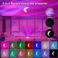 Led Starry Sky Projector,3in1 Aurora Galaxy Projector with White