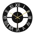 11.8 Inch Roman Numer Acrylic Mirror Wall Clock for Home Decor
