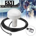 Ship Gps Marine Navigation Antenna 1575+/-5 Mhz 5m Bnc Male Plug