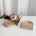 Diy Wooden Storage Serving Tray Food Plate for Jewelry Perfume Tray