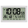 Touch Screen Digital Wall Clock Mute with Snooze Mode Luminous