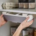 Home Kitchen Self-adhesive Wall-mounted Under-shelf Spice Organizer