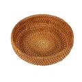 Handmade Autumn Rattan Weaving Storage Dish Rattan Bread Basket