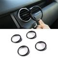 4pcs Car Dashboard Side Air Vent Housing Outlet Frame Cover Trim