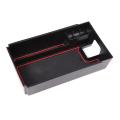 Car Central Control Armrest Box Storage Box Organizer Holder(red)