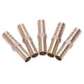 5 Pieces Air Gas 8 Mm Brass Straight Hose Connector