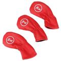9pcs Golf Iron Head Covers Set Thick Golf Club Iron Head Cover Red