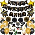 2022 Happy New Year Balloon Decorations Wine Bottle Foil Balloons-a
