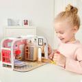 Doll House Toy Girl Little Girl Princess House Play House Gift C