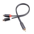2rca Female Audio Cable for Tv Pc Dvd Speaker Audio Amplifiers