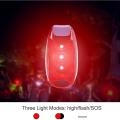 4 Pcs Safety Light Waterproof Red for Running, Walking, Cycling, Etc