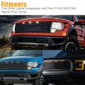 3x Smoked Lens Amber Led Front Grille Running Lights Lamps for Ford