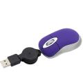 Mini Usb Wired Mouse Retractable Tiny Small Mouse 1600 Dpi Optical