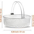 Air Fryer Basket Mesh Steamer Basket,air Fryer Crisping Basket