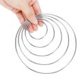 10 Pcs 5 Sizes Metal Hoop Rings for Diy Wreath Dream Catchers Crafts