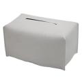 Tissue Box Cover, Modern Decorative Pu Leather Rectangular Tissue Box