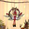 Artificial Christmas Wreath for Front Door Wall, Snowman(small)