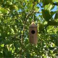 Bird House, Mini Bird House, Wooden Bird Swing Nest B