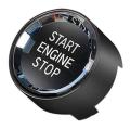 Engine Start Stop Switch Button Sticker for Bmw 1 2 3 4 Series Black