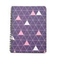 A5 2022 English Version Schedule Notebook Office Supplies Purple