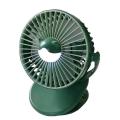 Rechargeable Battery Powered Fan for Home Office Bedroom Travel,green