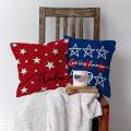 America Independence Day Decorations Farmhouse Throw Pillows Decor