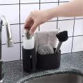 Sink Caddy Cleaning Kit with Soap Dispenser Black Clean Group